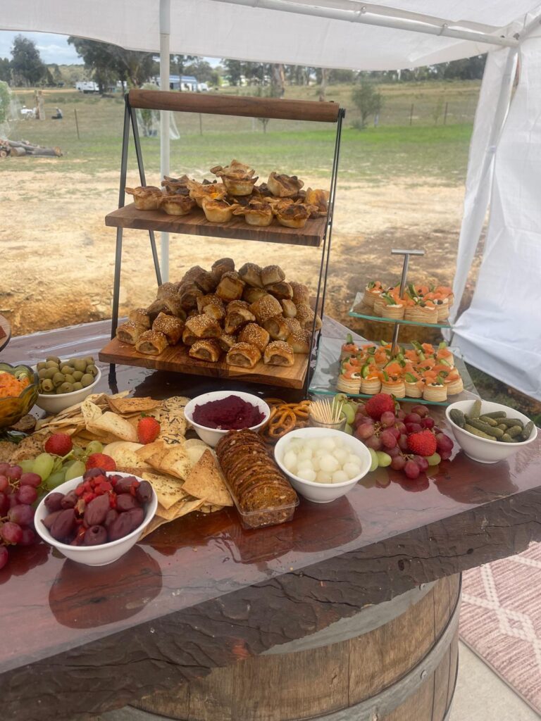 Gallery grazing table